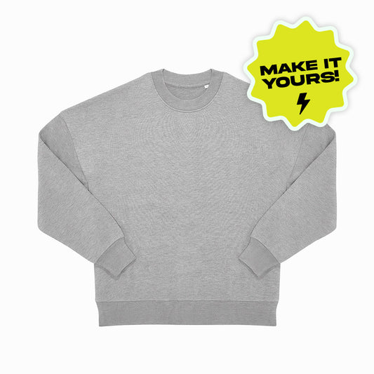 Felpa girocollo oversize - Make it yours!