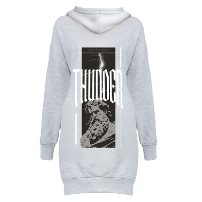 Hoodie Dress - Thunder