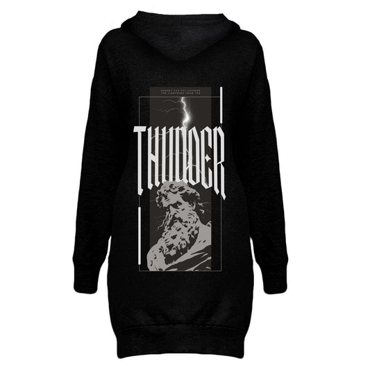 Hoodie Dress - Thunder