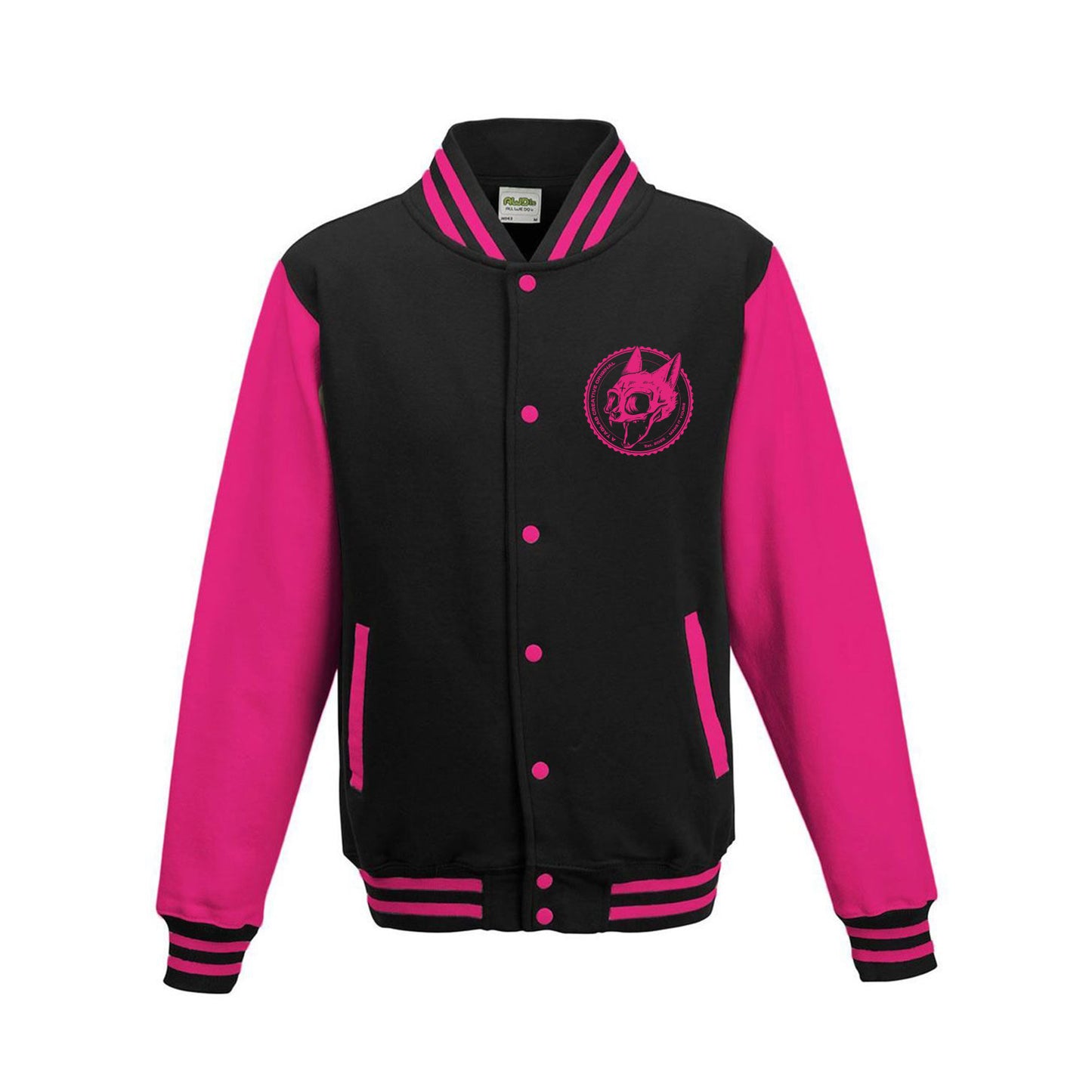 Varsity Jacket - Cat skull badge
