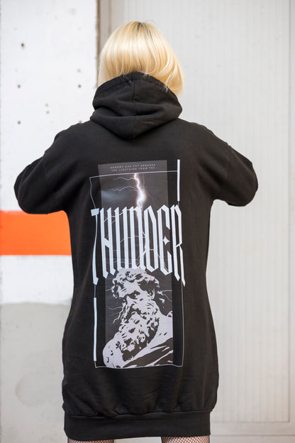 Hoodie Dress - Thunder